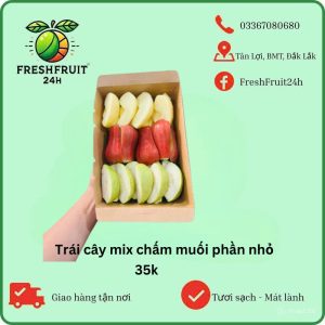 Trái cây Mix Muối chấm phần nhỏ