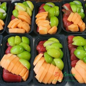 trái cây gọt sẵn